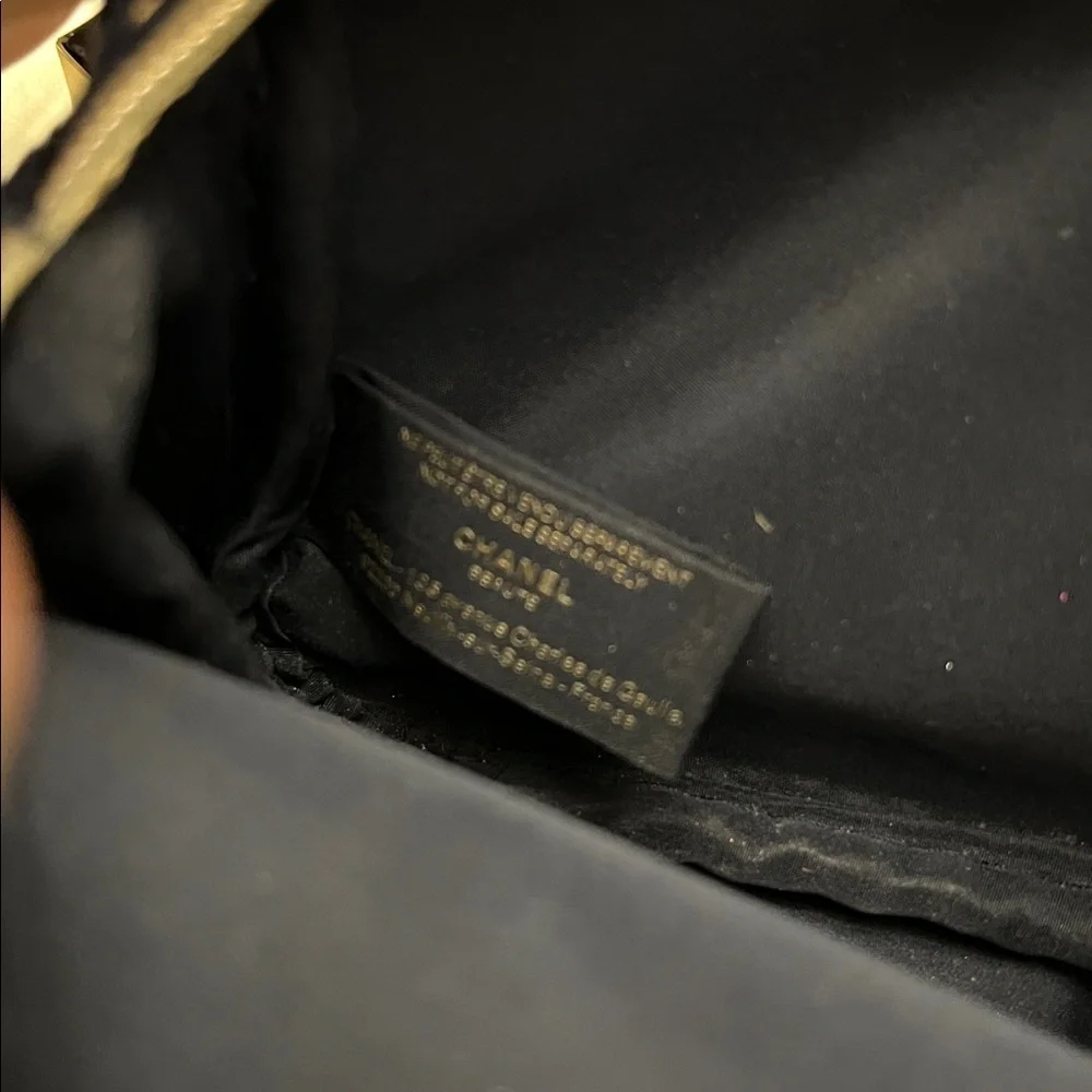 Chanel Navy Cosmetic Bag with Sublimage Skincare